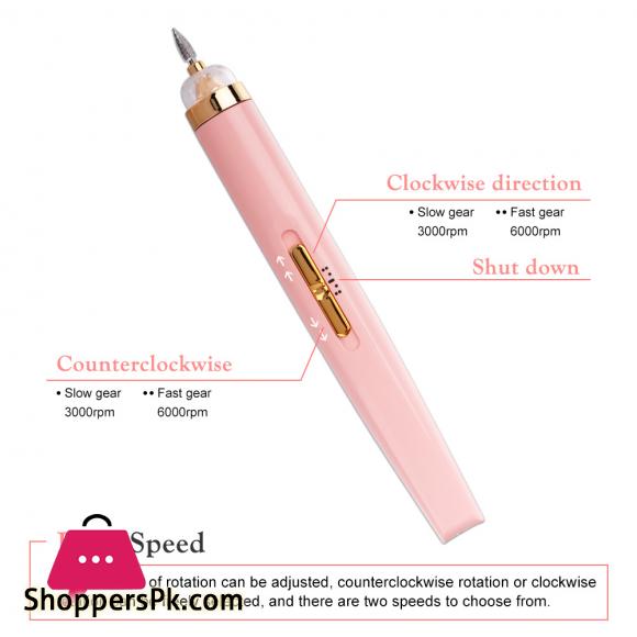 Easy to Use Electric Nail Care Kit Nail Drill Machine Mini Electric Nail Drill Pen