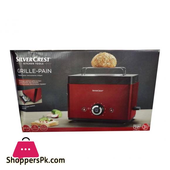 Electric Toaster Silver Crest Grill pain Model-306079