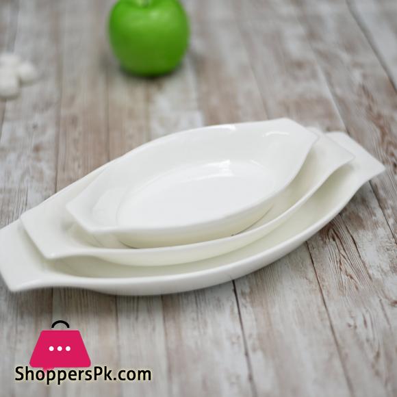 Fine Porcelain Baking Dish 30 Cm WL-997012-A