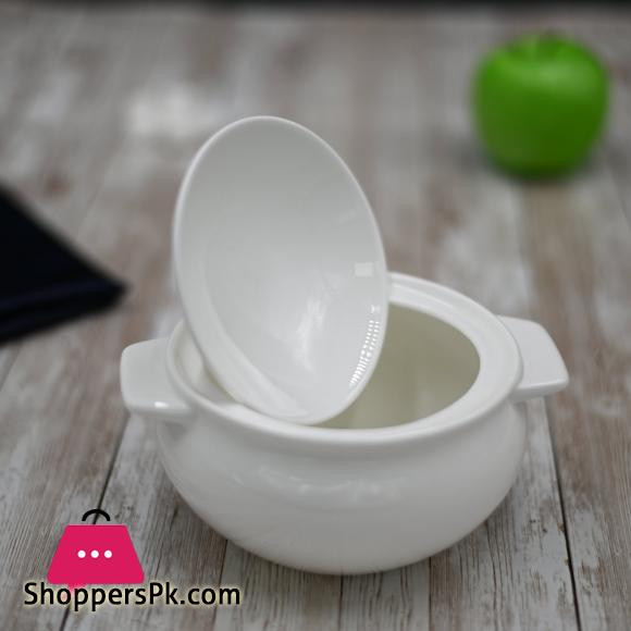 Fine Porcelain Baking Pot 620 Ml WL-997015-A