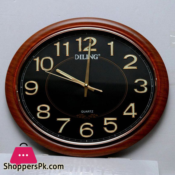 Glowing In Night Wooden Round Analog Watch