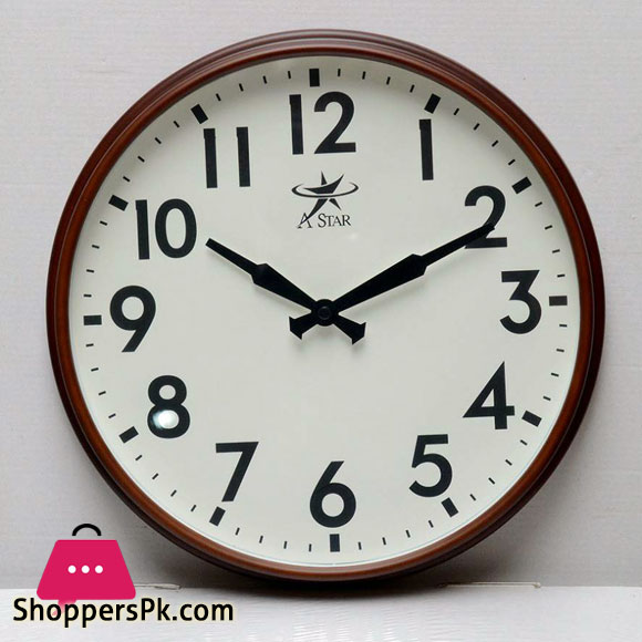 Hewen Simple Black Wall Clock- 23086