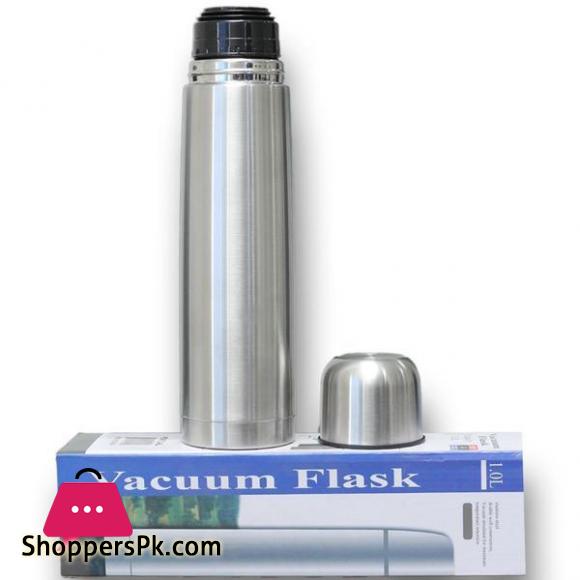 Hot And Cold Stainless Steel Vacuum Flask Water Bottle - Silver ( 700 ML )