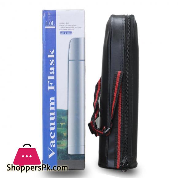 Hot And Cold Stainless Steel Vacuum Flask Water Bottle - Silver ( 700 ML )