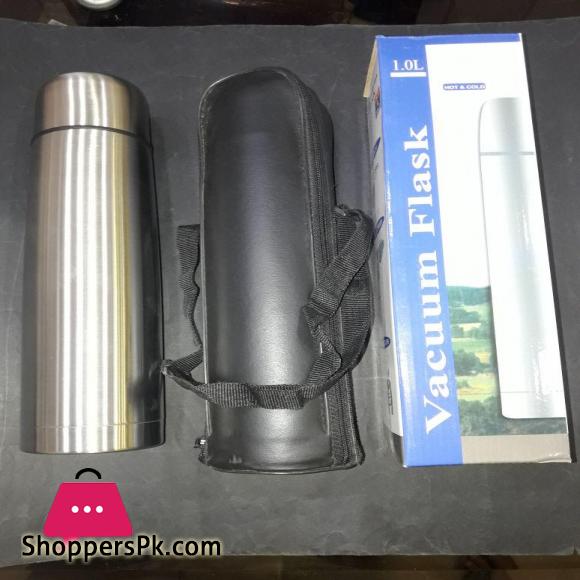 Hot And Cold Stainless Steel Vacuum Flask Water Bottle - Silver ( 700 ML )