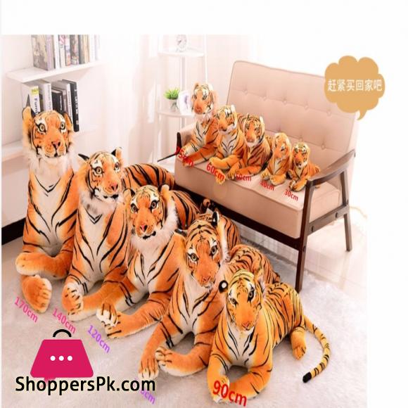 Huge Prone Tiger Plush Toy Big Tiger Plush Doll Simulation Animal Vivid Life like Tiger for Boy Large Tiger Doll Soft