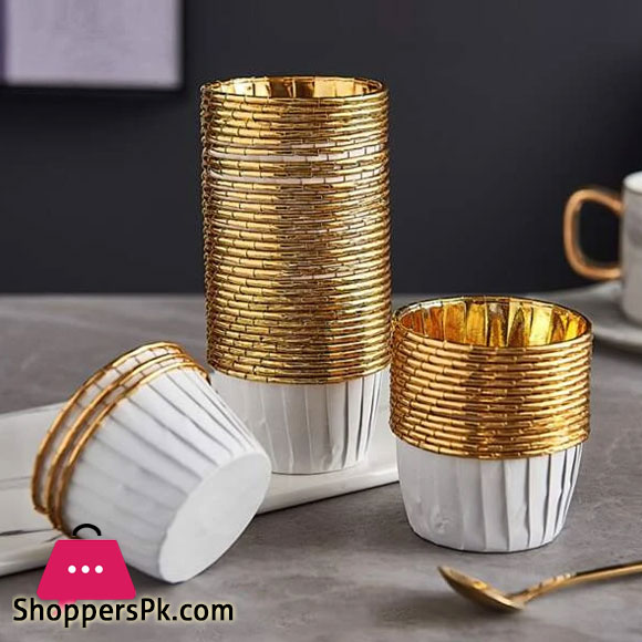 50pcs/pkt Muffin Aluminium Cupcake Cake Wrappers Baking Cup Tray Case Cake Paper