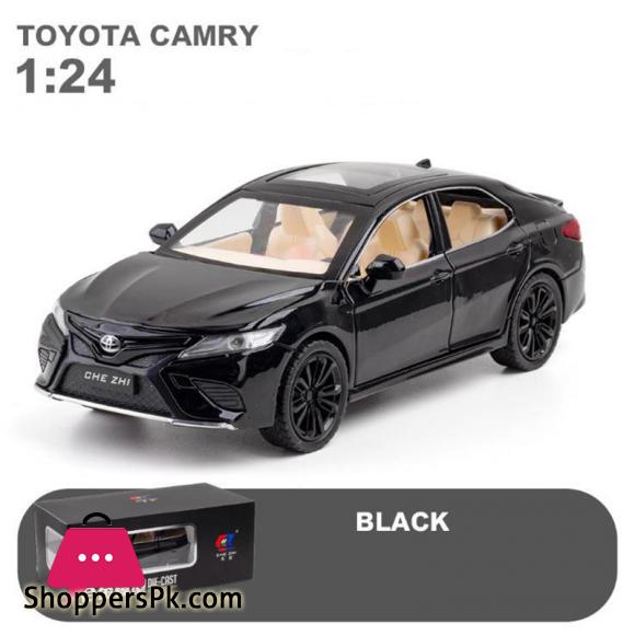 New 1:24 Toy Car Toyota Camry Metal Alloy Diecast Car Model Miniature Scale Model Sound and Light Model Car Toys For Children