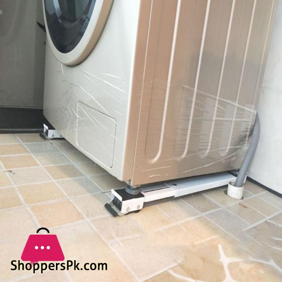 New 2 Pcs Drum Washing Machine Refrigerator Mobile Base Stand Bracket Multi function