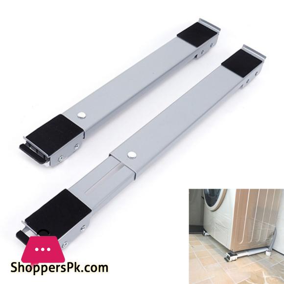 New 2 Pcs Drum Washing Machine Refrigerator Mobile Base Stand Bracket Multi function