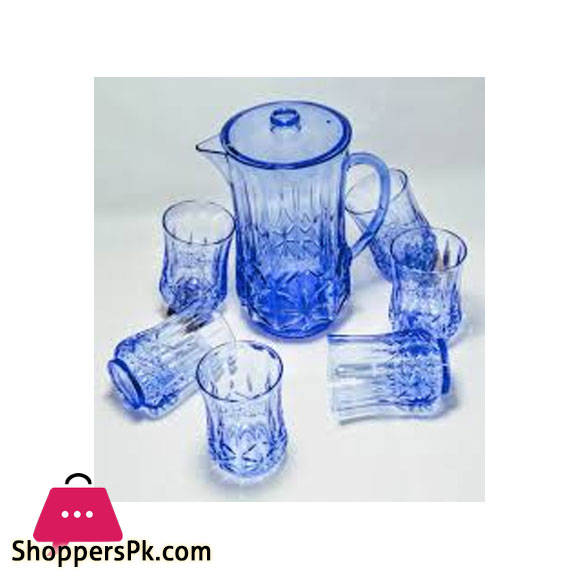 Purple Acrylic Water 7Pcs Set - BH0188