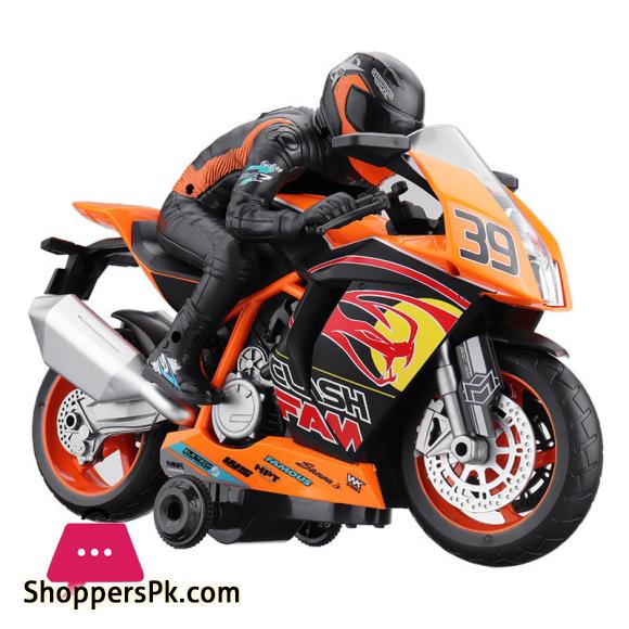 Rc Motorcycle 360 Rotation with Light Sound Car RTR Model Mini Car Vehicle Outdoor Toys For Boy Toys 1/18 2.4G