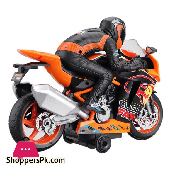 Rc Motorcycle 360 Rotation with Light Sound Car RTR Model Mini Car Vehicle Outdoor Toys For Boy Toys 1/18 2.4G