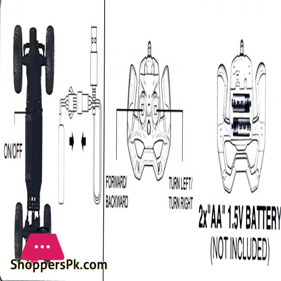Remote Control Climbing King car die cast Super Speed 4 Way Monster car with Forward Backward Movement Best Performance