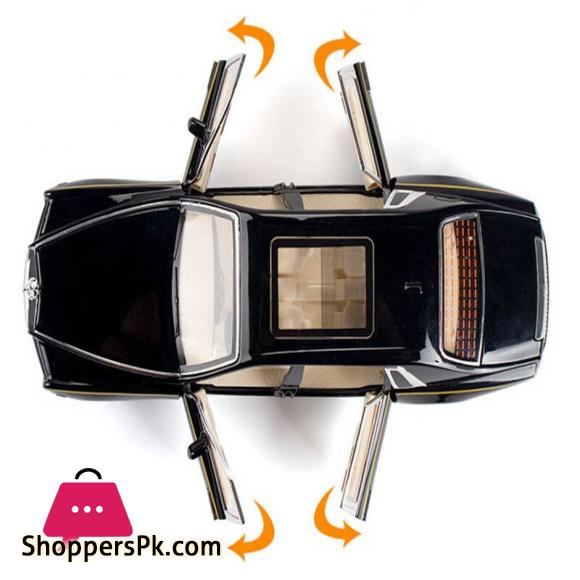 Rolls Royce Phantom Model Car Toy With Light Pull Back 22cm Metal Simulation Toys Vehicle For Childrens Gifts 1:24