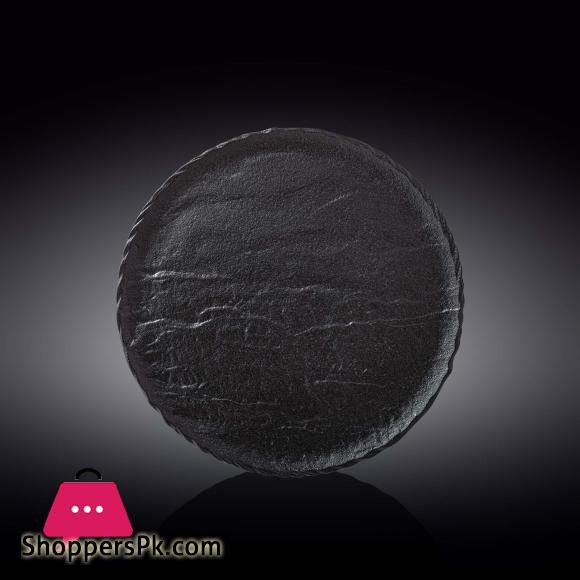 Wilmax Slate Stone Round Plate 12 Inch 30.5 cm