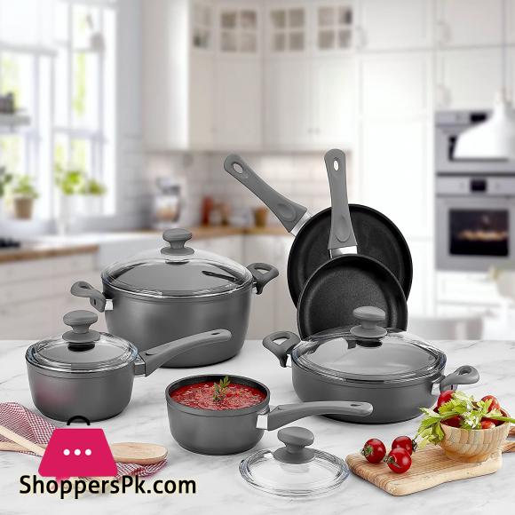 Saflon Jumbo Cook Gray Set 10Pcs