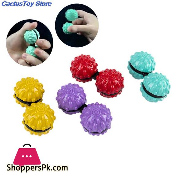 Siamese Massage Ball Decompression Toy Creative Finger Spinning Ball Toys Gift Kids Audlt Release Stress Tools|Squeeze Toys