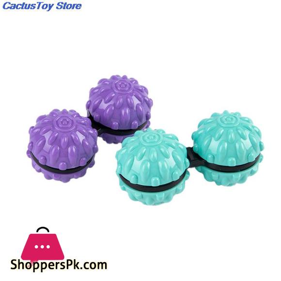 Siamese Massage Ball Decompression Toy Creative Finger Spinning Ball Toys Gift Kids Audlt Release Stress Tools|Squeeze Toys