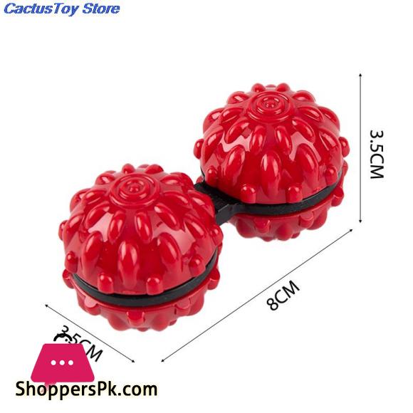 Siamese Massage Ball Decompression Toy Creative Finger Spinning Ball Toys Gift Kids Audlt Release Stress Tools|Squeeze Toys