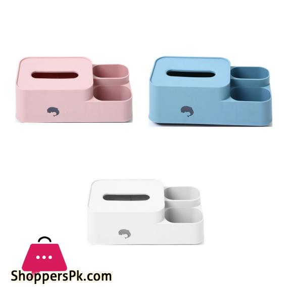 Tabletop Tissue Organizer Large Capacity Napkin Holder Home Tissue Container