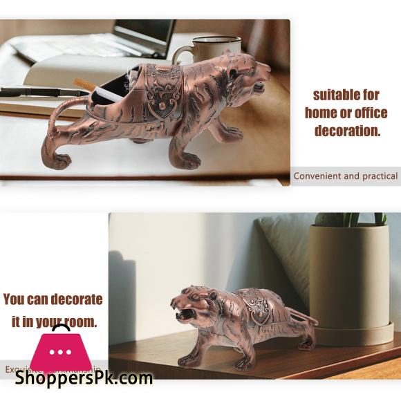 Tiger Shaped Astray Home Use Lidded Ashtray Creative Ashtray Container