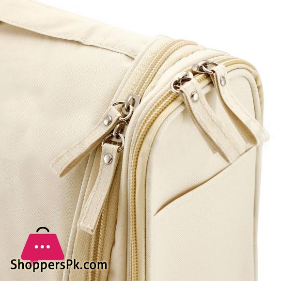 Travel Portable Cosmetic Bag 6 Color hang Hook Folding Wash Make-up Organizer Neceser makeup pouch for Women Beauty Toilet Bag