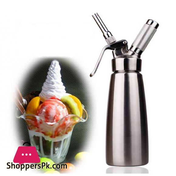 Whip Coffee Dessert Fresh Cream Butter Whipper Dispenser 1000ml Cream Gun High Grade Stainless Steel Cream Whipper