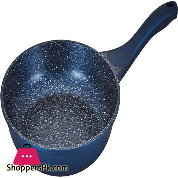 Winsor WR6005 Non-Stick 9 Pieces Cookware Set, Dark Blue, Aluminum