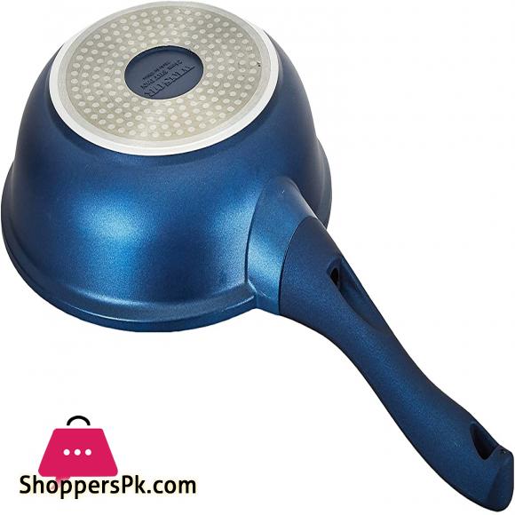 Winsor WR6005 Non-Stick 9 Pieces Cookware Set, Dark Blue, Aluminum