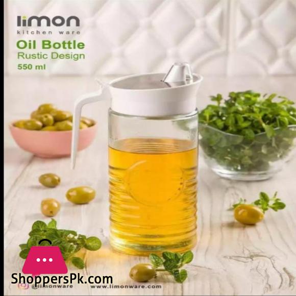Limon Glass Oil Bottle 550ml