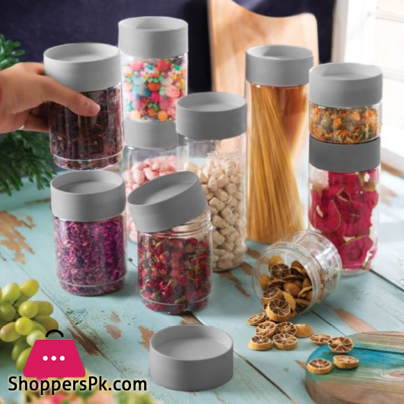Ziba Sazan Plastic Pastel Jar 900-ML