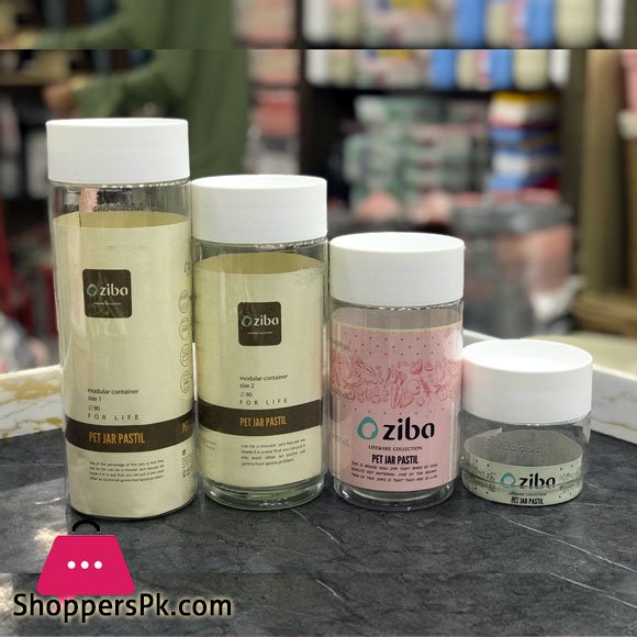 Ziba Sazan Plastic Pastel Jar 1500-ML