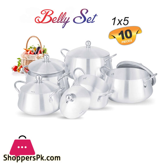 Domestic Cook Cuisine 6×10 Cooking Set 10 Pcs - D-41E