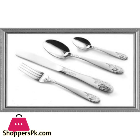 Elegant Cutlery Flower 24 Pcs - DD02-24SS