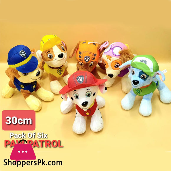 Paw Patrol 6 Pcs 30cm