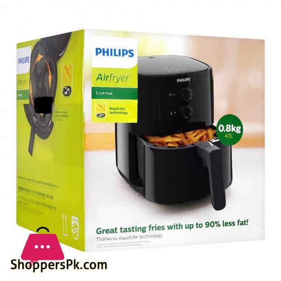 Philips Essential Air Fryer 4.1L Black HD-9200