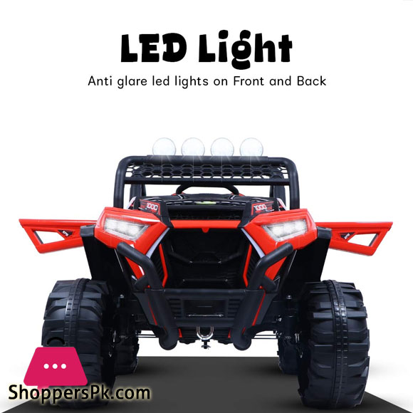 Road King Rechargeable Battery Operated Ride on Car Jeep for Kids Baby with R/C Children Car Age 2 to 12 Years
