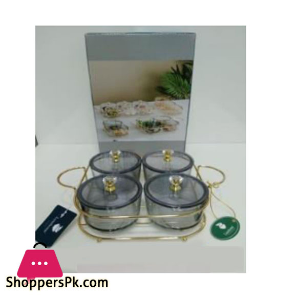 Round Iron Tray 4 pcs - RCF0326G