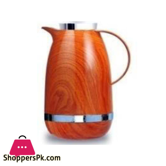 Taiwan Wood Silver Thermos 0.75L - 1107LW-S