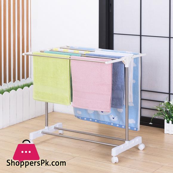 Towel Rack Floor Type Folding Indoor Mini Drying Rack Household Balcony Small Drying Rack