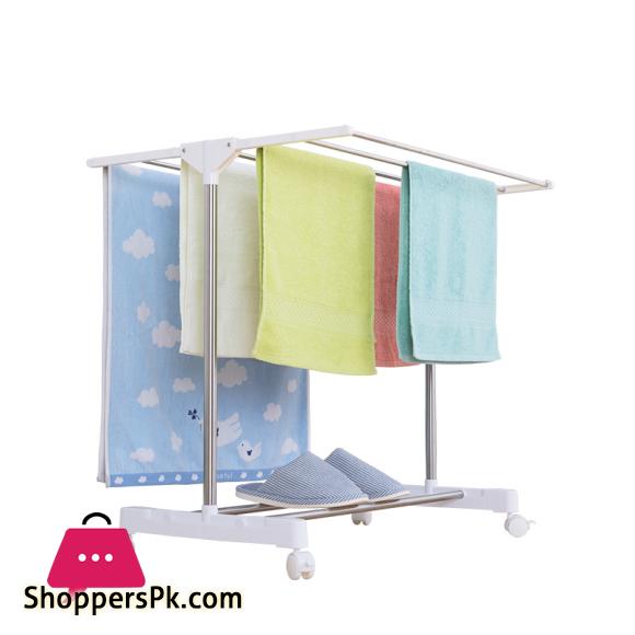 Towel Rack Floor Type Folding Indoor Mini Drying Rack Household Balcony Small Drying Rack