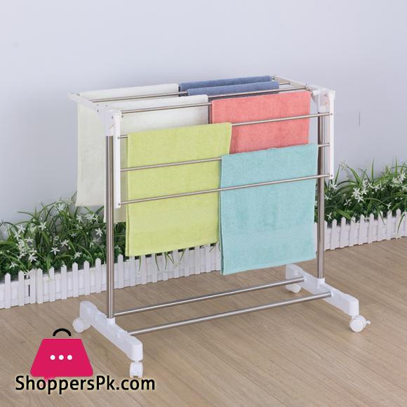Towel Rack Floor Type Folding Indoor Mini Drying Rack Household Balcony Small Drying Rack