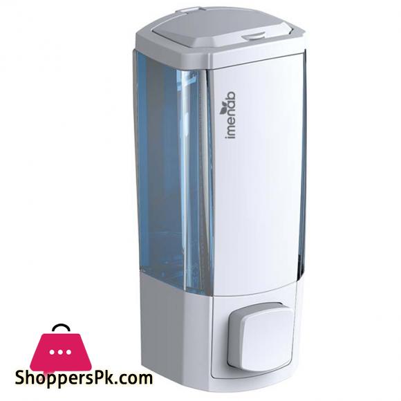 Wall-Mounted Translucent Soap Dispenser Plastic Hand Soap/Shampoo/Shower Gel Single Head 400ML