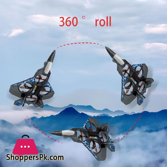 2.4G Romote Control Lights F-22 Fighter Sky Overlord Cyclone Stunt RC Toy EPP Jet Aircraft Drone Electric Fly Boy Gift