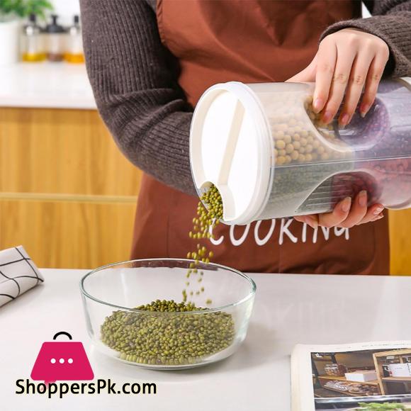 2.5 L Food Sealed Container With Closed Rotating Lid 4 Compartments