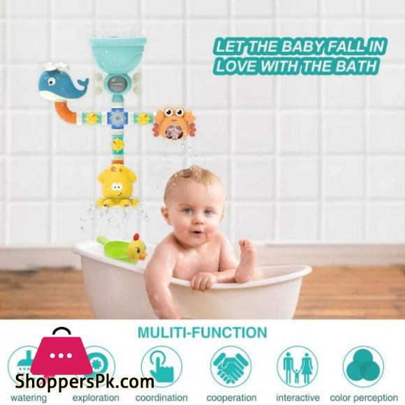 Bath Toys Waterfall Bath Wall Bathtub Toys for Baby Toddler Kids
