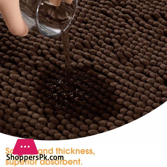 Bathroom Rug Set 3 Piece Bath Rugs Toilet Rugs and Mats Sets Extra Absorbent Shaggy Bathroom Mat