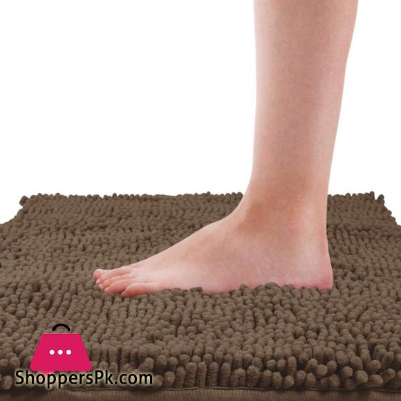 Bathroom Rug Set 3 Piece Bath Rugs Toilet Rugs and Mats Sets Extra Absorbent Shaggy Bathroom Mat