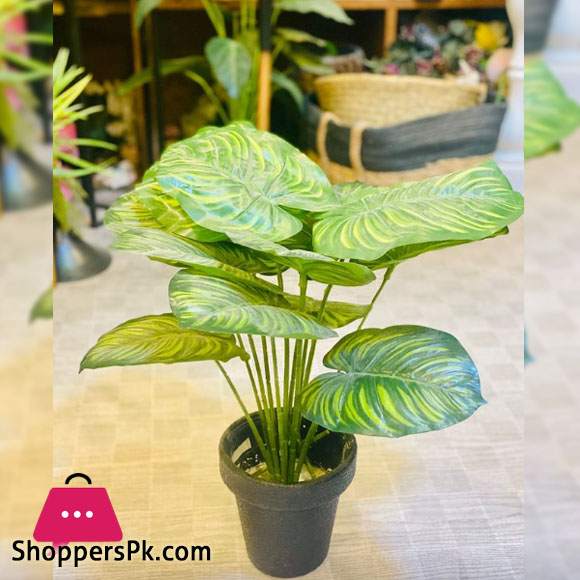 Fiber Base Artificial Green Apple Tree Planter UNREAL